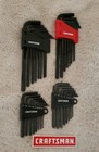 Craftsman  44 Pc Sae   Metric Mm Allen   Hex Key Wrench Set New
