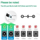 Dc Power Supply Adapter 5v-15v 1a 2a 3a Charger 5 5x2 1mm 3 5x1 35mm Dc Plug Cb4