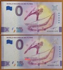4x 0 Euro Souvenir Slovenia Heae 2025-2 - World Record In Ski Flying  - Error   