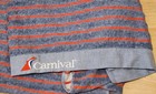 Carnival Cruise Ship - Light Blue Towel With Carnival Logo 60  X 34  New Design