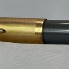 1947 Parker 51 Fountain Pen T7 Dove Grey 14k Gold Filled Cap Vertical Lines