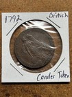 1792 British Conder Half Penny Token Currency Coin Birmingham Mining Copper Co