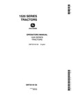 John Deere 1520 Tractor Operators Manual