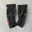 Troy Lee Designs D30 Black Red Stage Left   Right Knee Pads Size Xs small