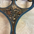 Vintage Enameled Jewish Sabbath Brass Candle Holder Judaica Made Israel