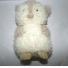 Jellycat London Owl Plush Shaggy Cream Beige Stuffed Animal Toy