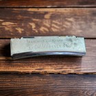 Vintage Ch Messner   Co Harmonica Curved Metal Wood Comb Made In Germany Antique