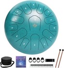 Rain Drum For Outside Garden steel Tongue Drum 12 Inches 15 Notes Musical Ins   