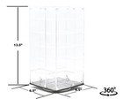 Showcase 1 64 24-cars Display Desk Top Spinner With Cover - Mijo Exclusives