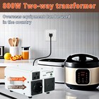 800w Voltage Transformer Converter Step Up   Down 110v     220v Us     Eu Uk Travel