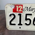 Vtg Maryland Motorcycle License Plate 1988 - Obsolete - 21563d