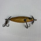 Vintage Heddon Dowagiac Fishing Lure Wounded Injured Minnow Wood Tackle Box