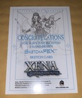 Xena Art   Images Sketchafex By Joe Corroney rare  Gabrielle Sketch Card 700 Pr
