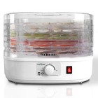 Nutrichef Countertop 5 Tray Rack Electric Food Dehydrator Machine  open Box 
