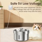 Automatic Cat Water Fountain Stainless Steel Pet Drinking Bowl Filter Pump Quiet