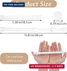 2 Pack Small Spring Tension Curtain Rod  Small Tension Curtain Rod No Drilling 7