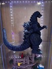 Vintage Godzilla 1991  - Bandai 8  Hard Vinyl Figure Closed Mouth As Is 