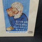 Vintage Faith Craft Hook-it Rug Kit Man Giving Grace Latch Hook 20x27 Sealed