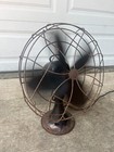 Vintage Antique Emerson Electric 16  Oscillating 3-speed Table Fan - Working