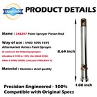 Airless Paint Sprayer Piston Rod 248-207 For Ultramax Ii 1095 1595 Linelazer