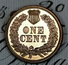   1860   Pristine   Gem Proof Indian Head Penny   From Original Collection