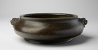 Japanese Bronze Censer Chinese Style Lion Mask Xuande Mark 1842g Antique