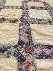 Beautiful Vintage Handmade Quilt Hand Pieced Hand Quilted Cotton Twin 67   x86   