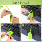 24 Pieces Luggage Tags Silicone Bag Tags For Backpacks Silicone Backpack Tag    