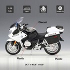 1 18 R1200 Rt Motorcycle Model Us Police Diecast Boys Toys For Kids Gifts