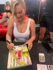 Blake Blossom Sexy Hot Adult Model Autograph Signed 8x10 Photo Coa Proof 478