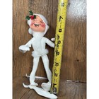 Vintage Annalee Elf Pixie White Poseable Doll Christmas