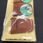 Clover Leather Thimbles Natural Fit Set Of 3 In Package Small Medium Large 6005