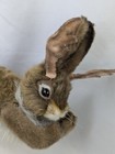Hansa Jackelope Rabbit Plush 6 Inch Tall Stuffed Animal Toy