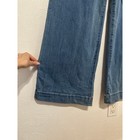 Vtg Y2k Express Salior Super High Waisted Wide Leg Jeans Tie Waist 2 Light Wash 