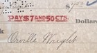 Orville Wright 1924 Bank Check Signed - To  the City Trust   Savings Bank 