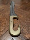 Greek Iberian Kopis Falcata Sword With Iron Blade Bone Handle Brass Guard Pummel