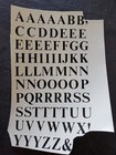 Vintage Lot 5 Sheets Alphabet Decals For Ceramics  5  Block Letter 1 2  Vir-ma