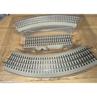 Lionel Fastrack Full Curve  8  And 10    Straight Track  2  Lot - 10 Total Tracks