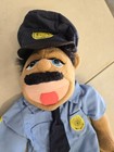 Melissa And Doug Police Officer Cop Hand Puppet With Moustache