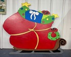Grinch s Sleigh - Hand Painted Wood Yard Art - Christmas - Outdoor Or Indoor