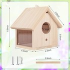Bird Houses For Outside Clearance With Pole  Wood Birdhouse Blue Bird House Bird