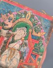 Tibet 19th Century Old Antique Buddhist Tsaklis Thangka Zakirim Special Style