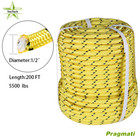Garden Braided Polyester Arborist Rigging Pulling Rope 1 2in   200ft 6180lbs