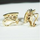 2 50 Ct Round Cut Vvs1 d Diamond Women s Stud Earrings 14k Yellow Gold Finish