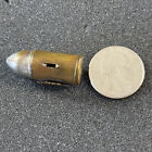 Vtg Wwi Wwii Trench Art Protect The Flag Bullet Cartridge Ammo Keepsake B49412