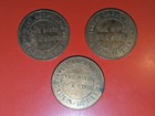 Lot Of 3 Sw Washington Fair 1939 Golden Jubilee Coin Token