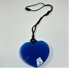 Lil Jumbl Pt005 Baby Silicone Heart Teething Pendant Chew Teether Necklace Blue