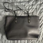 Coach City Zip Tote    Navy Crossgrain Leather Shoulder Bag