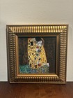 Gustav Klimt The Kiss Gold Framed Print 6 5x6 5 Art Nouveau Lovers Wall Art