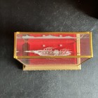 Vintage Delicate Hand-blown Glass Dragon Boat In Glass Case